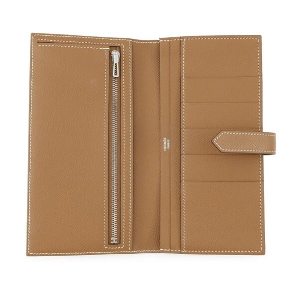 HERMES Bean Soufre Epsom Gold 039785CK 37 - Picture 7 of 12